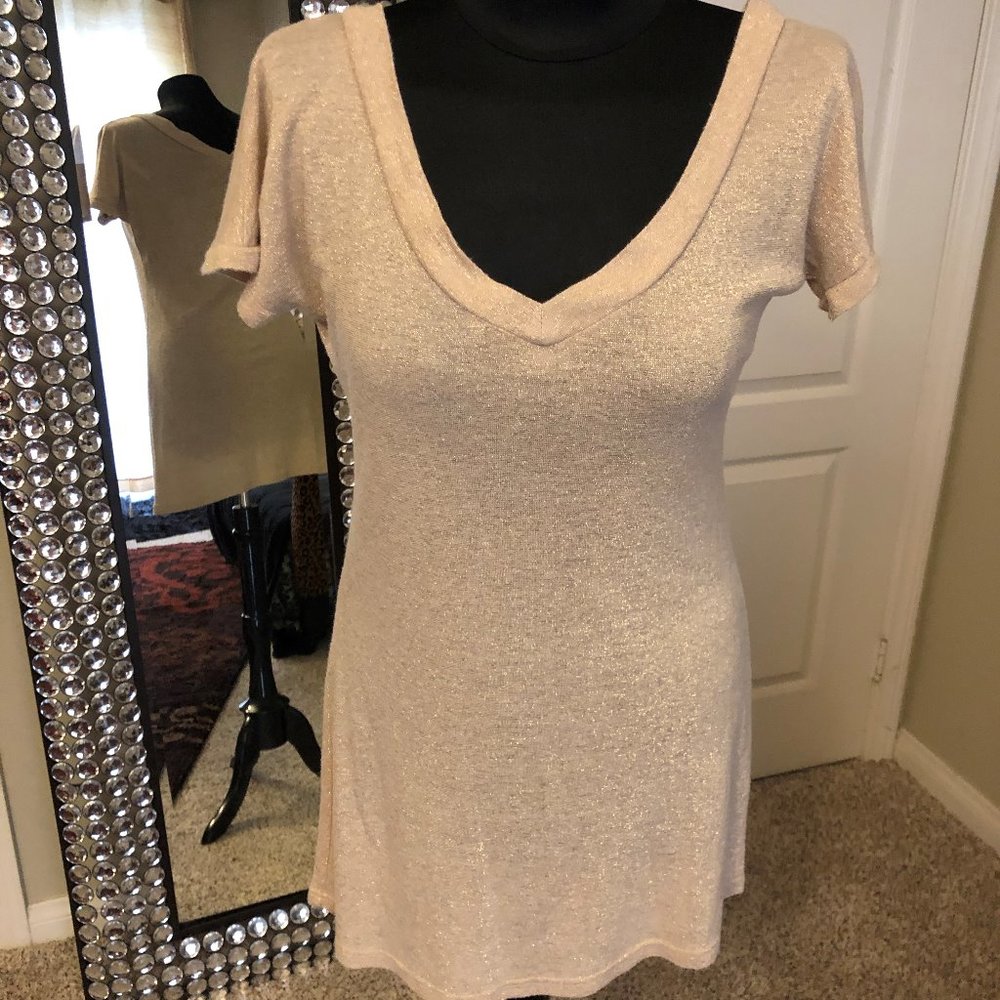 Shimmer knit top